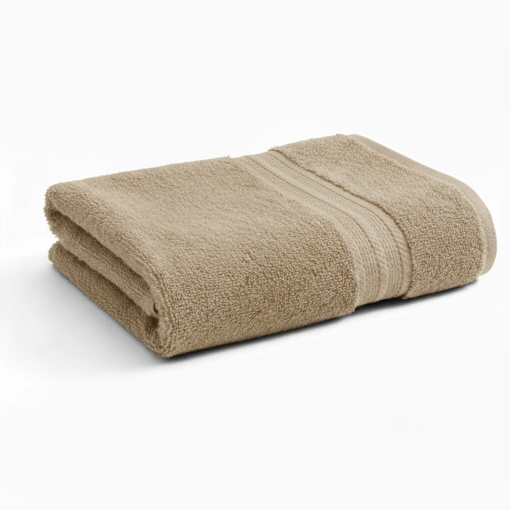 Beige Bath Towel 100% Cotton Ultra-Soft, Highly Absorbent & Quick Dry Home Terry