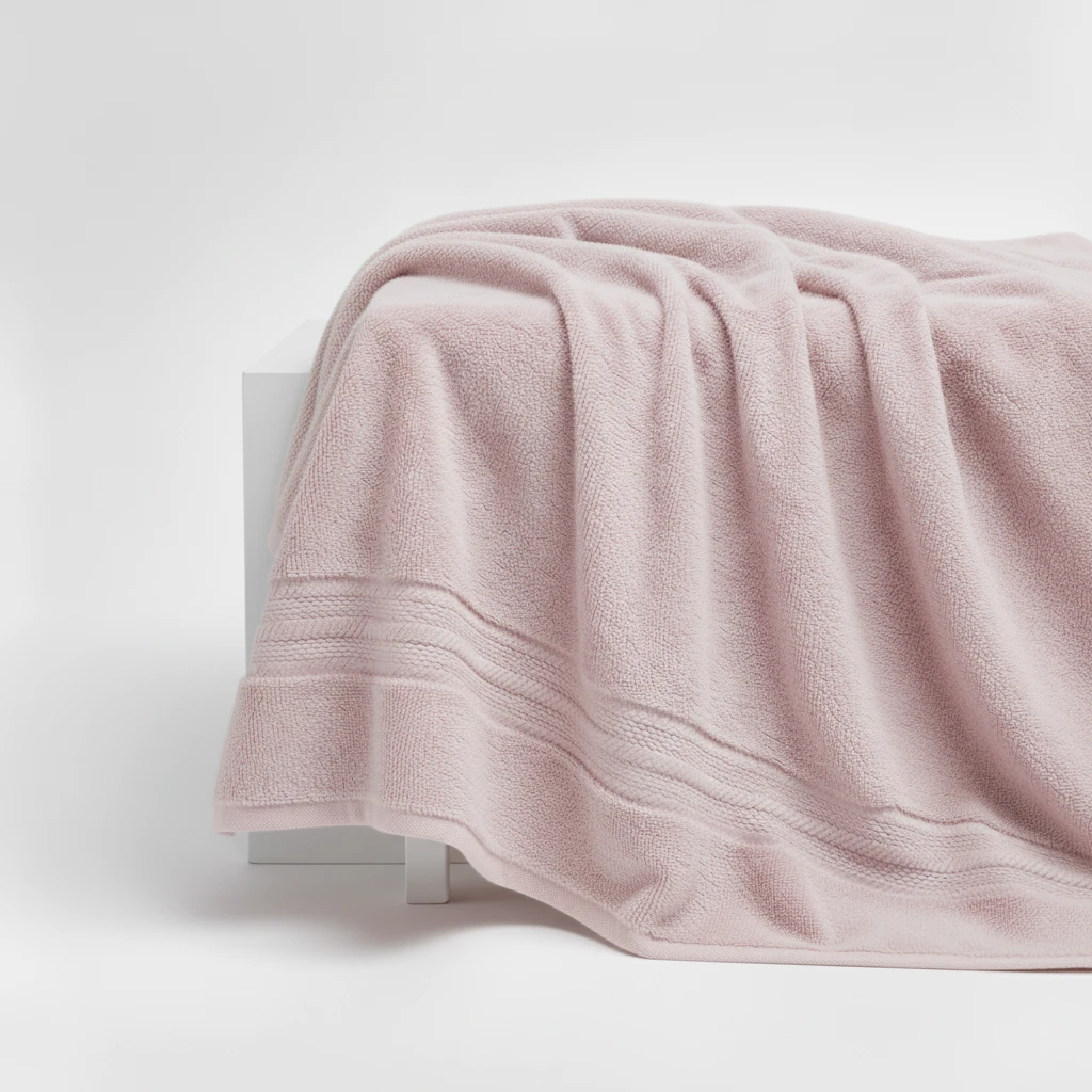 Blush Pink Bathsheet Towel 100% Cotton Ultra-Soft, Highly Absorbent & Quick Dry Home Terry