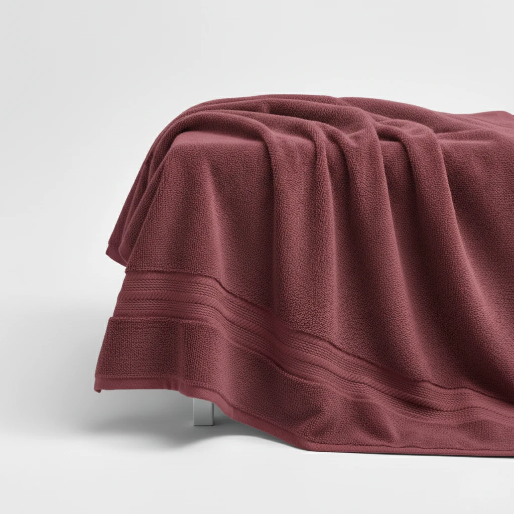 Burgundy Red Bathsheet Towel 100% Cotton Ultra-Soft, Highly Absorbent & Quick Dry Home Terry
