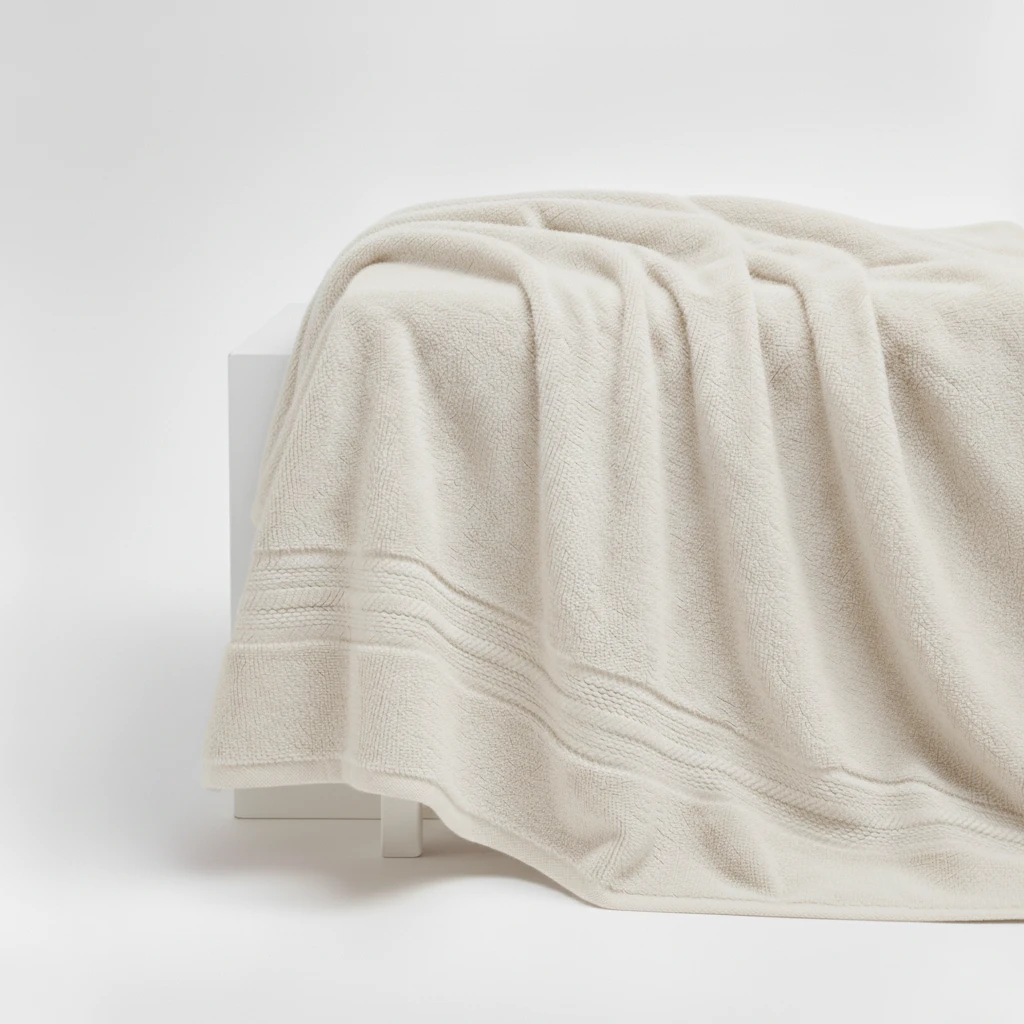 Off White Bathsheet Towel 100% Cotton Ultra-Soft, Highly Absorbent & Quick Dry Home Terry