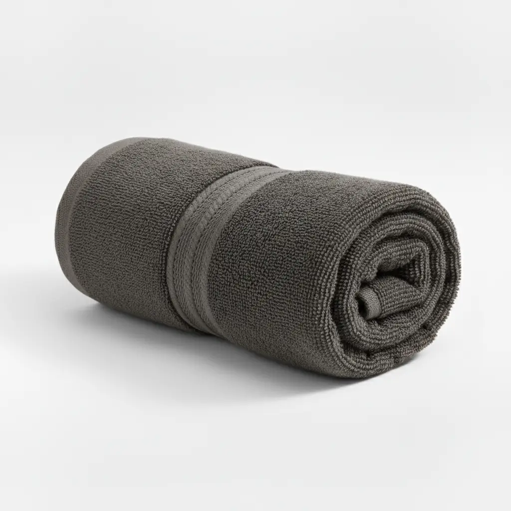 Dark Grey Face Towel 100% Cotton Ultra-Soft, Highly Absorbent & Quick Dry Home Terry