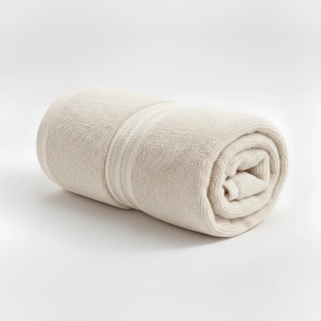 Off White Face Towel 100% Cotton Ultra-Soft, Highly Absorbent & Quick Dry Home Terry